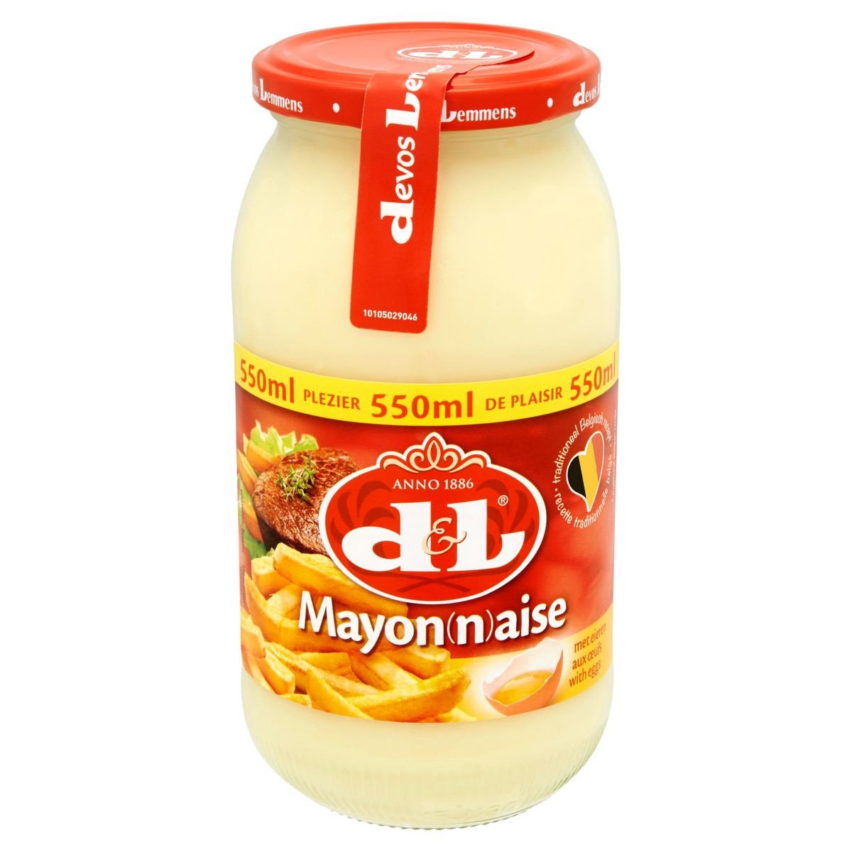 EVOS LEMMENS mayonnaise aux oeufs 550ml