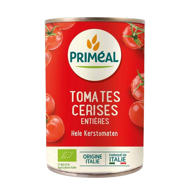 JB TOMATES CERISES ENTIÈRES AU JUS SANS SEL AJOUTÉ