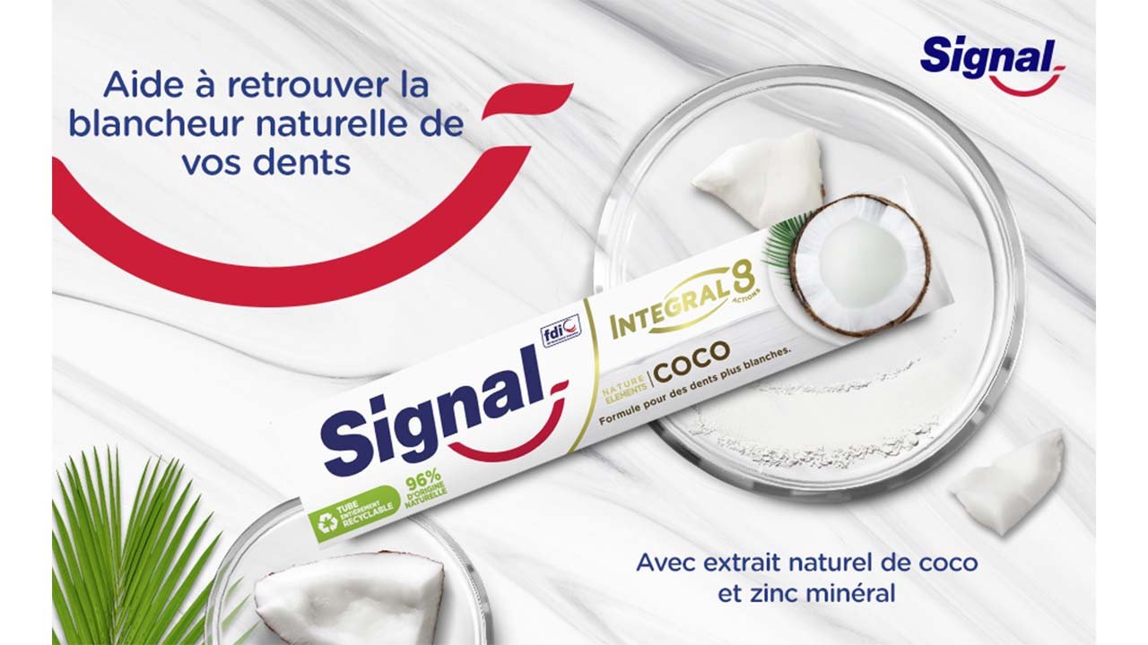 SIGNAL.DENTIFRICE COCO BLANCHEUR 75ml