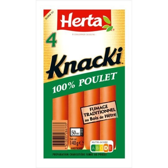 Knacki 100% poulet