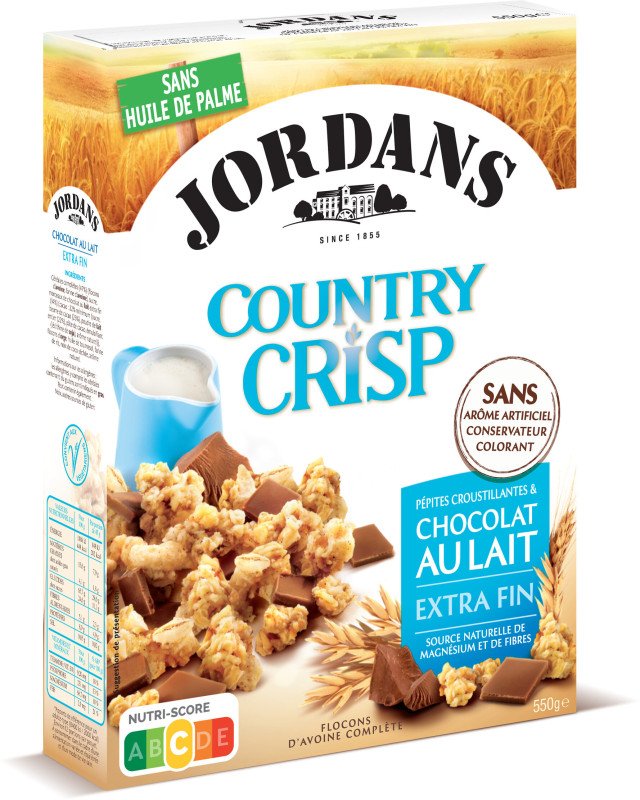 JORDANS COUNTRY CRISP CHOCOLAT AU LAIT