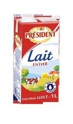 PRESIDENT LAIT ENTIER