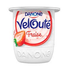Yaourt velouté fraise